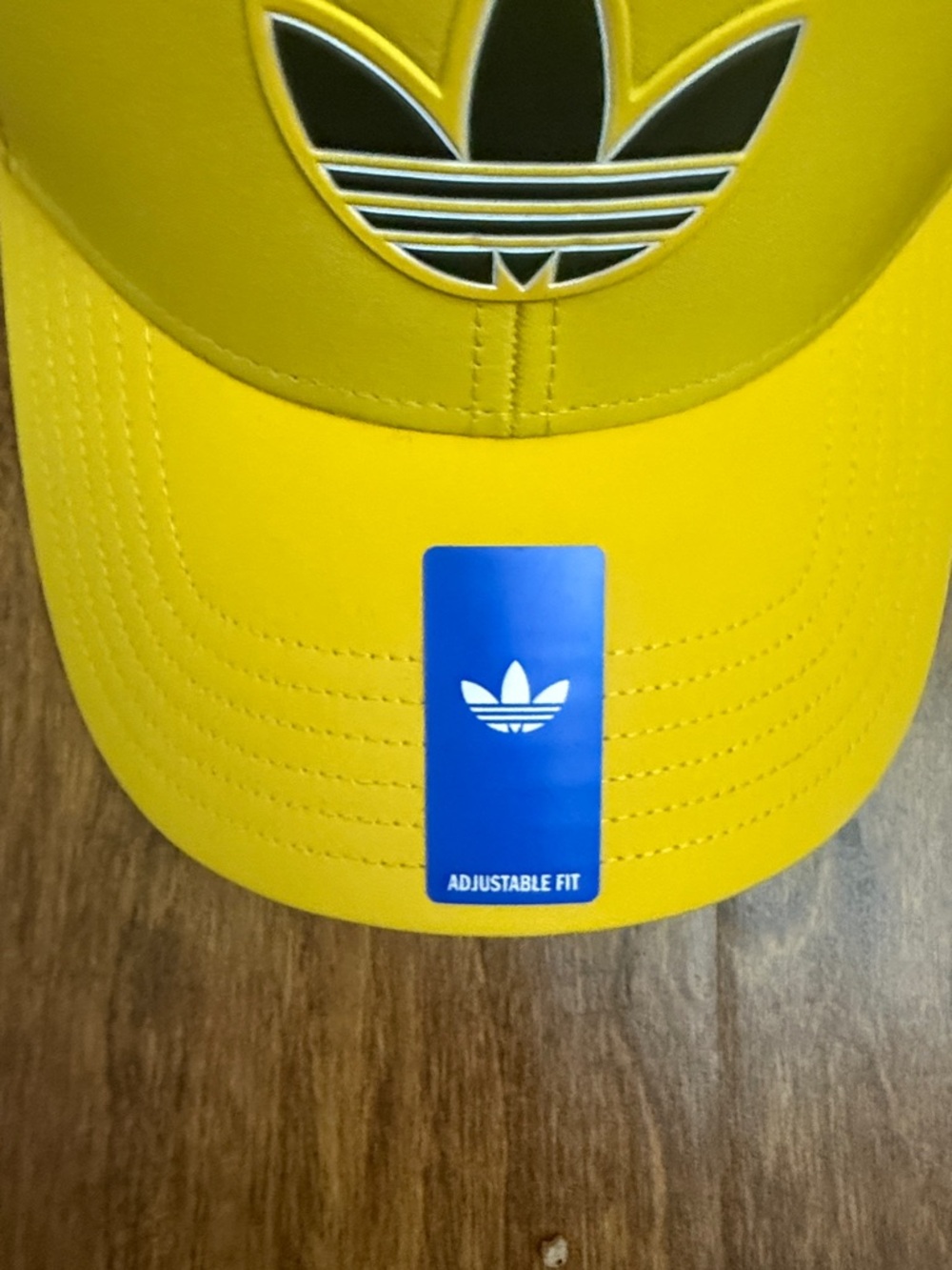 Adidas Men’s Yellow Trefoil Cap - Adjustable Fit - Picture 3 of 14